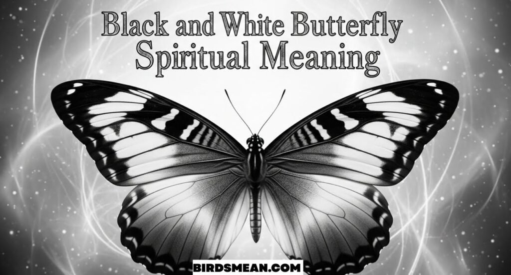 Black and White Butterfly Spiritual Meaning