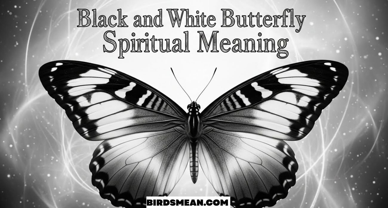Black and White Butterfly Spiritual Meaning