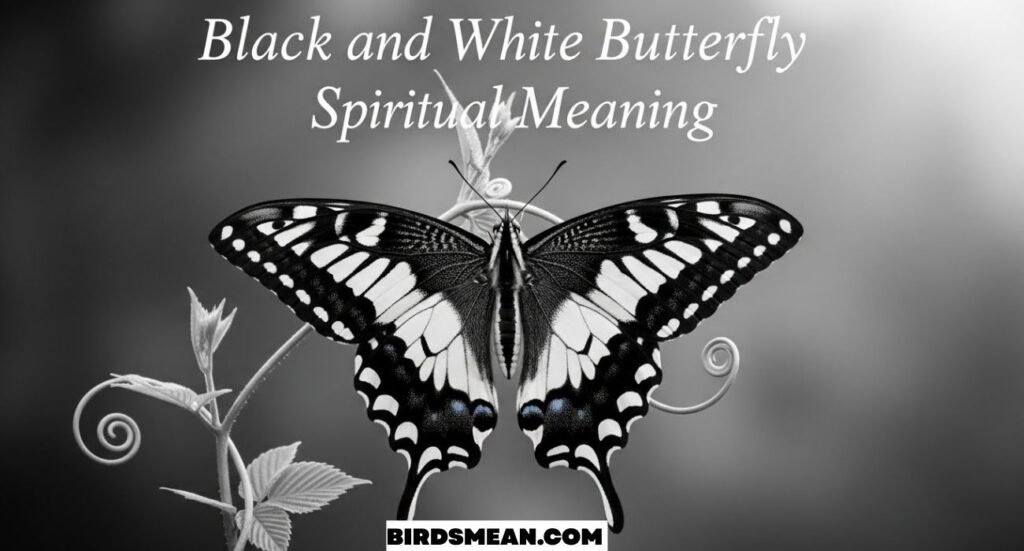 Black and White Butterfly Spiritual Meaning
