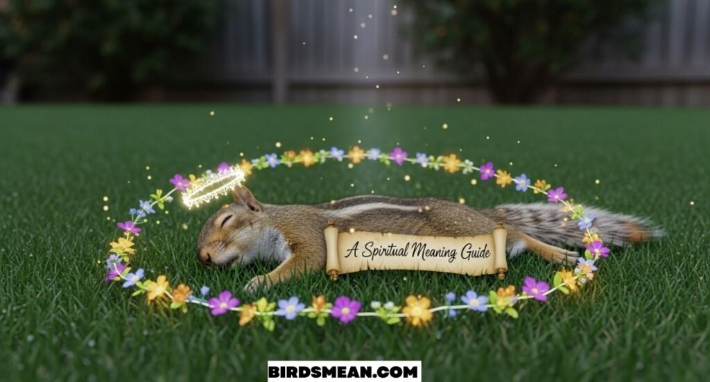 Dead Squirrel in Yard