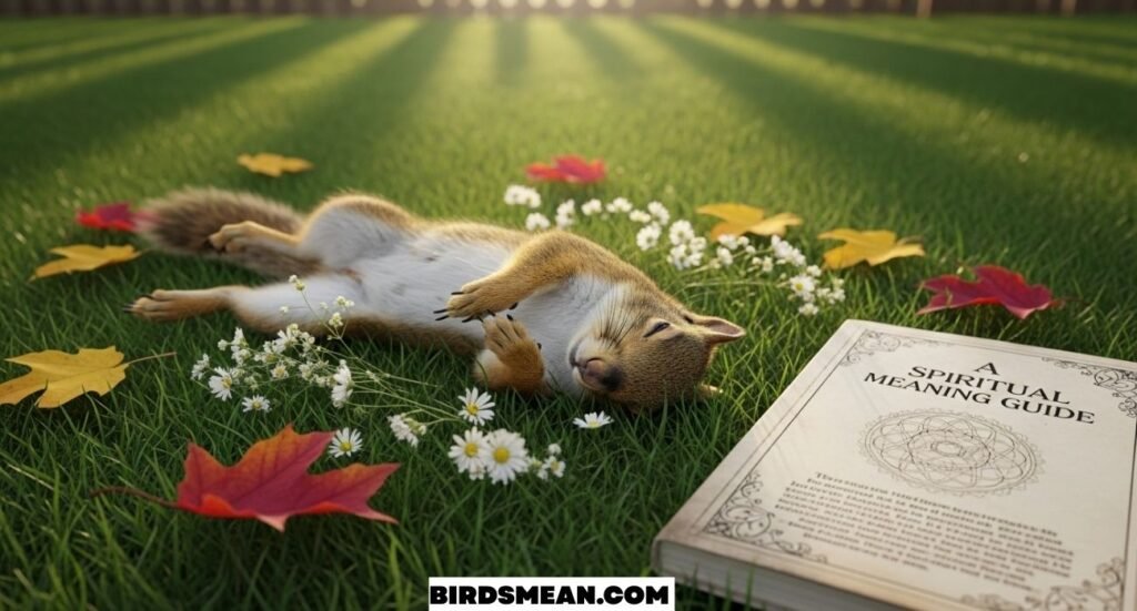 Dead Squirrel in Yard