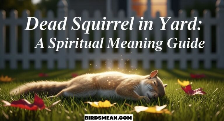 Dead Squirrel in Yard