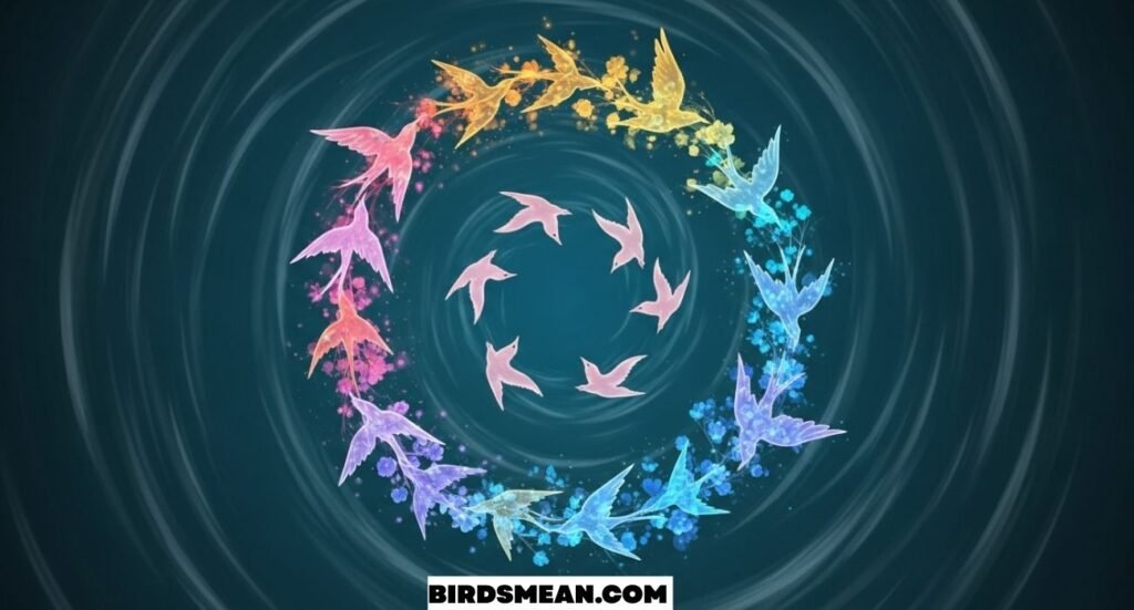 Deep Spiritual Meanings of Birds Flying in Circles