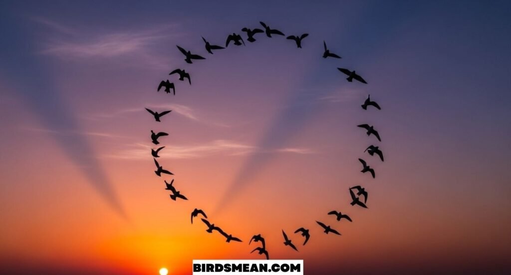 Deep Spiritual Meanings of Birds Flying in Circles