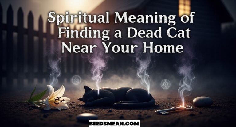 Spiritual Meaning of Finding a Dead Cat Near Your Home