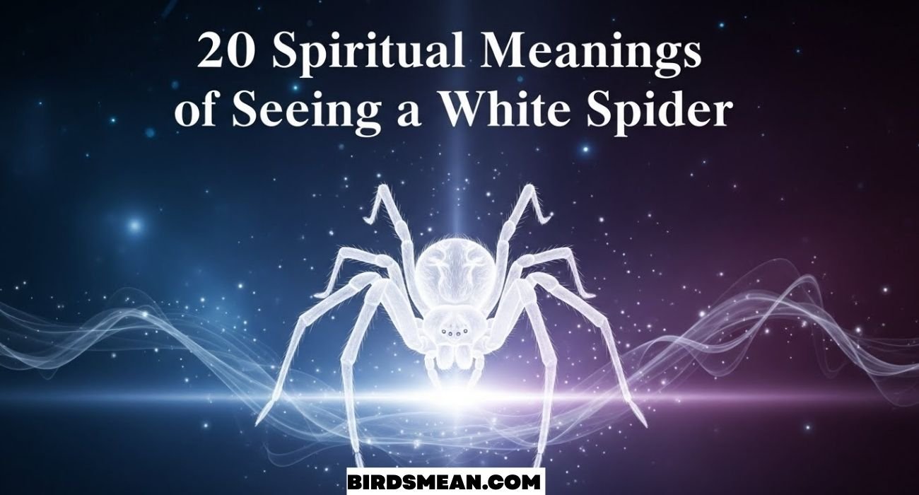 Spiritual Meanings of Seeing a White Spider