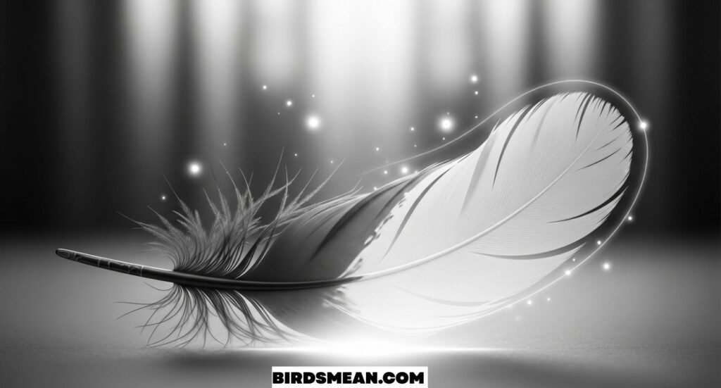 Black and White Feathers Spiritual Meaning