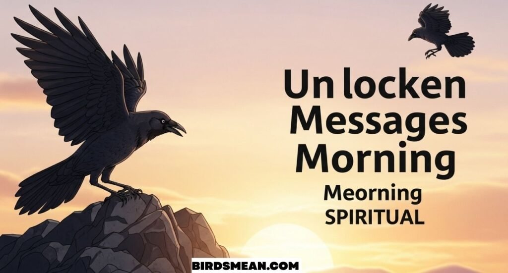Crow Cawing in the Morning Meaning Spiritual
