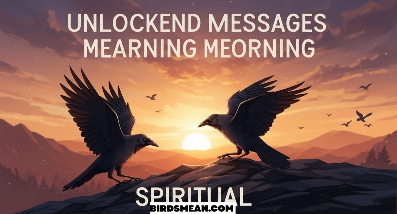 Crow Cawing in the Morning Meaning Spiritual