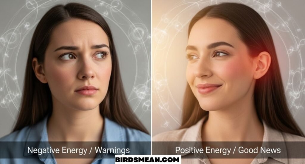 Ear Burning Spiritual Meaning (Hot Right & Left Ear)