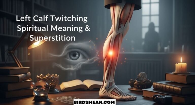 Left Calf Twitching Spiritual Meaning