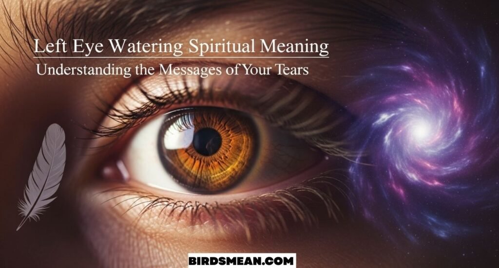 Left Eye Watering Spiritual Meaning