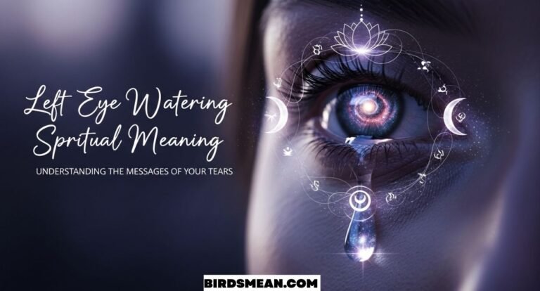 Left Eye Watering Spiritual Meaning