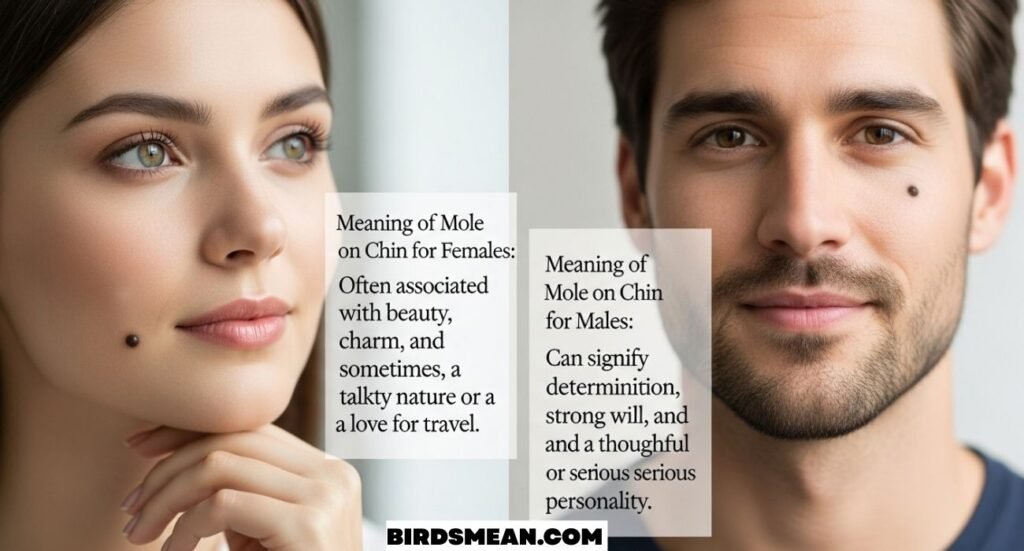 Meaning of Mole on the Chin for Females