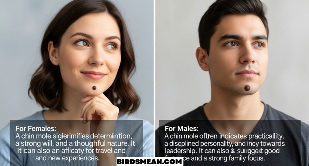 Meaning of Mole on the Chin for Females