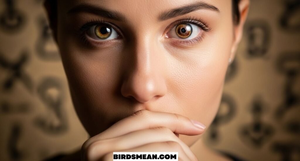 Mole Inside Eye Meaning Female