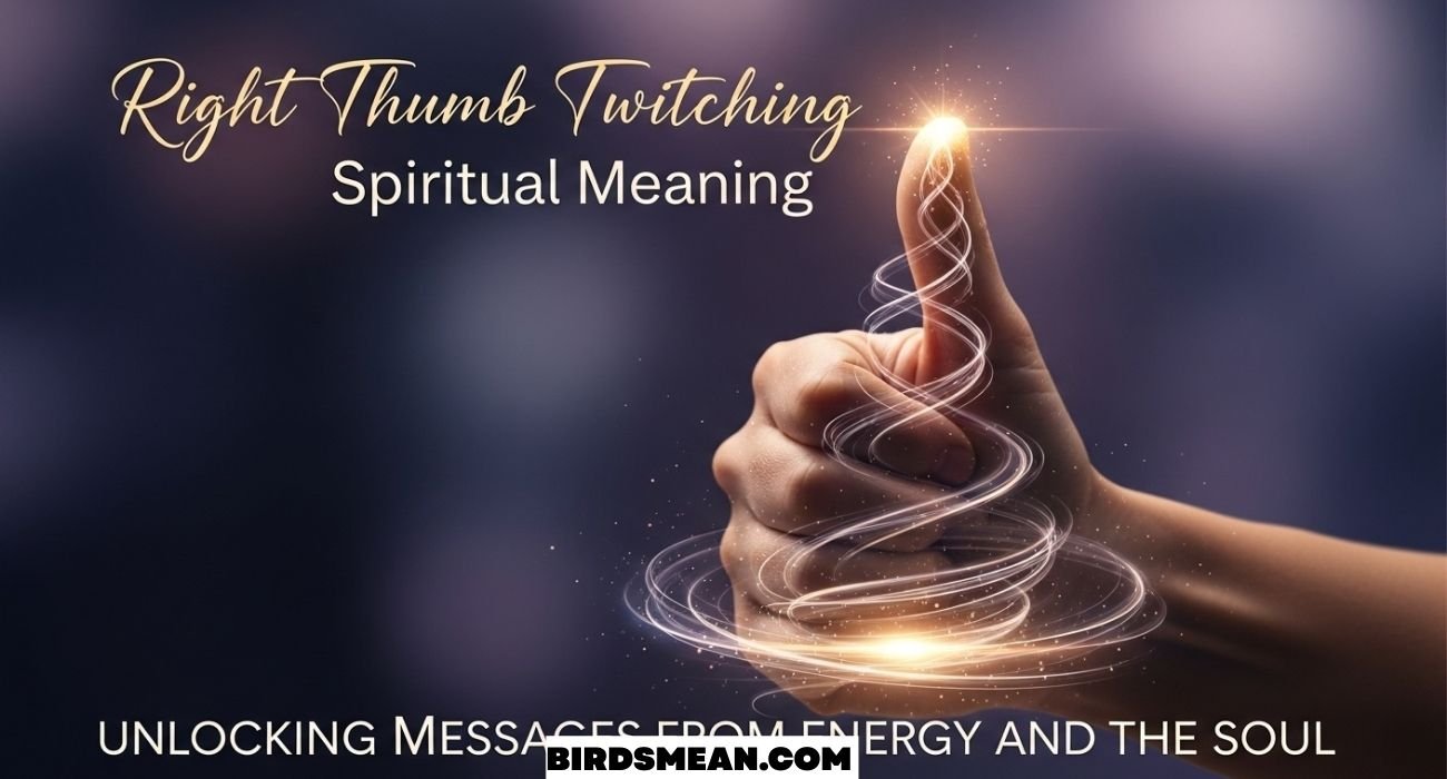 Right Thumb Twitching Spiritual Meaning