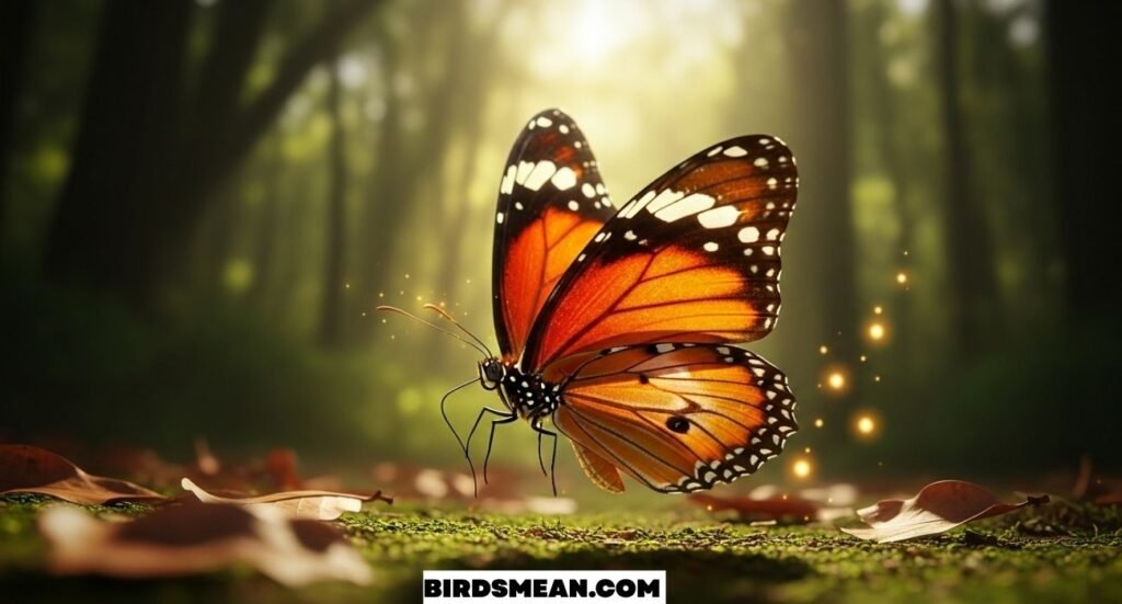 Seeing an Orange Butterfly Spiritual Meaning