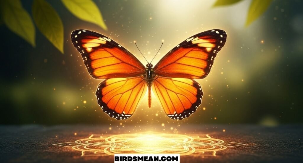 Seeing an Orange Butterfly Spiritual Meaning