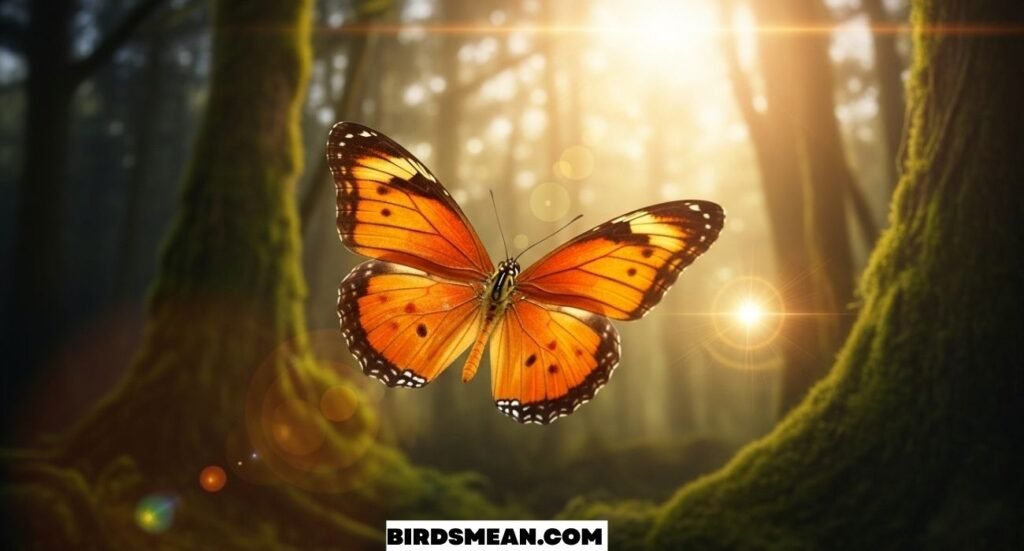 Seeing an Orange Butterfly Spiritual Meaning