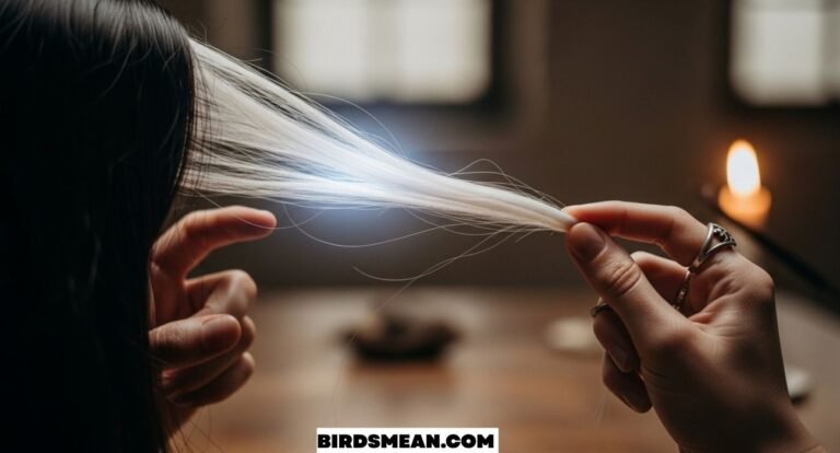 Single Long White Hair Superstition and Spiritual Meaning