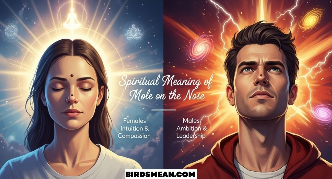 Spiritual Meaning of Mole on the Nose for Females