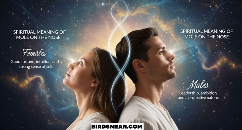 Spiritual Meaning of Mole on the Nose for Females