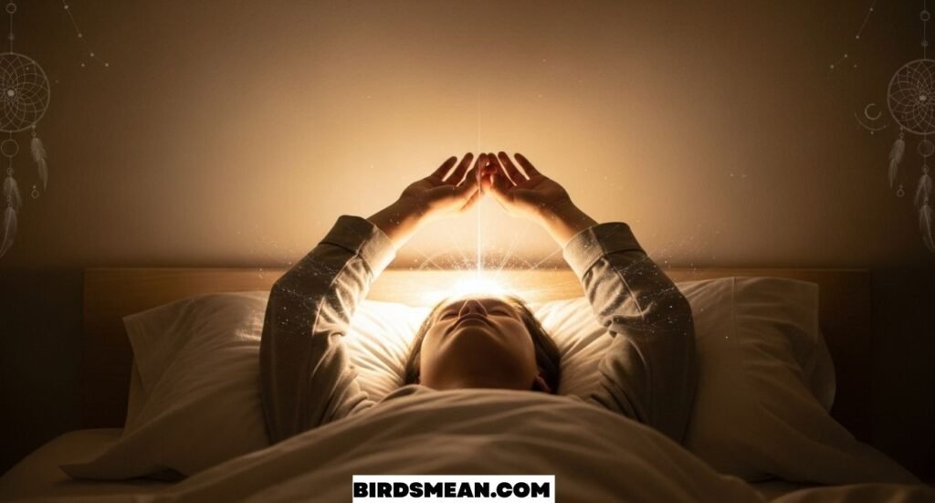 Spiritual Meaning of Sleeping With Arms Above Head