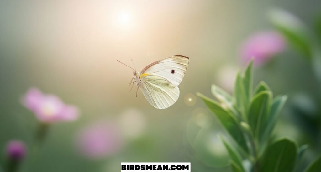 Behind Seeing a White Butterfly