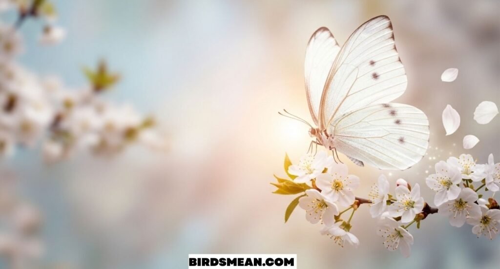 Behind Seeing a White Butterfly