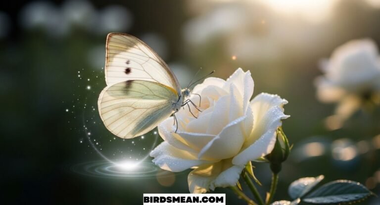 Behind Seeing a White Butterfly