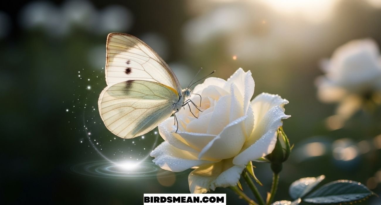 Behind Seeing a White Butterfly