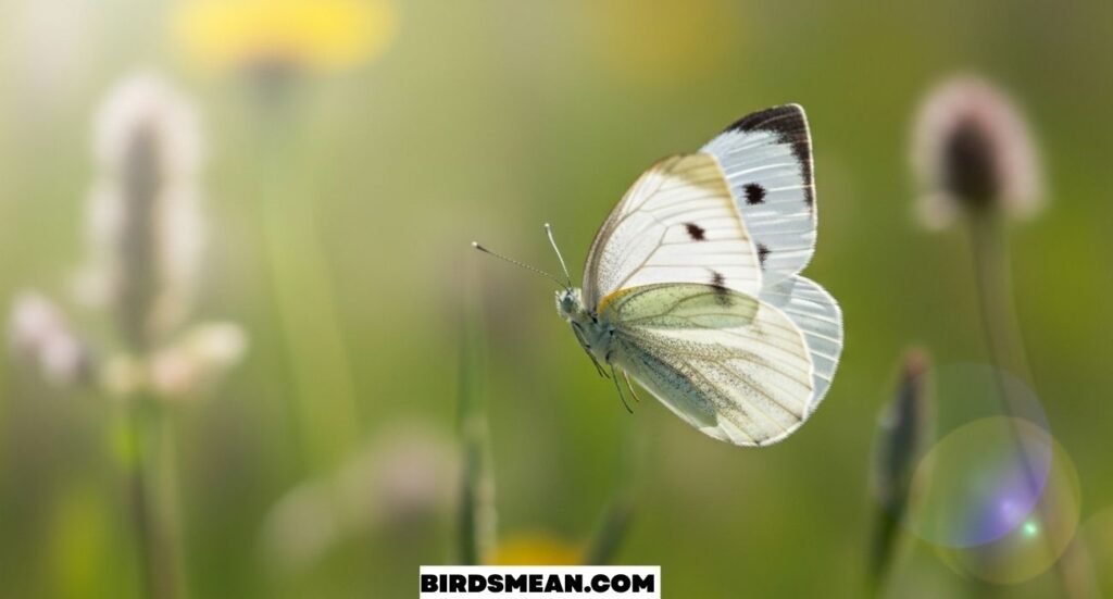 Behind Seeing a White Butterfly