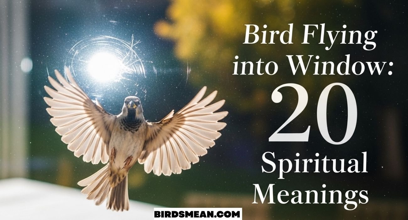 Bird Flying into Window