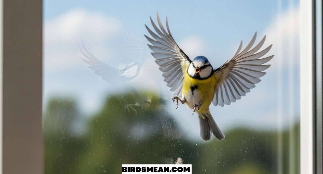 Bird Flying into Window: 20 Spiritual Meanings