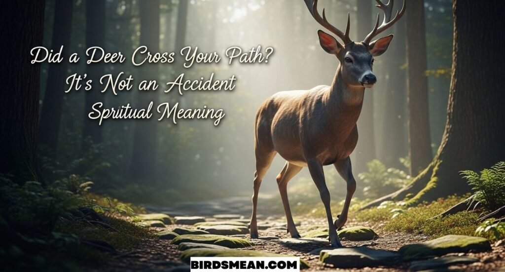 Did a Deer Cross Your Path