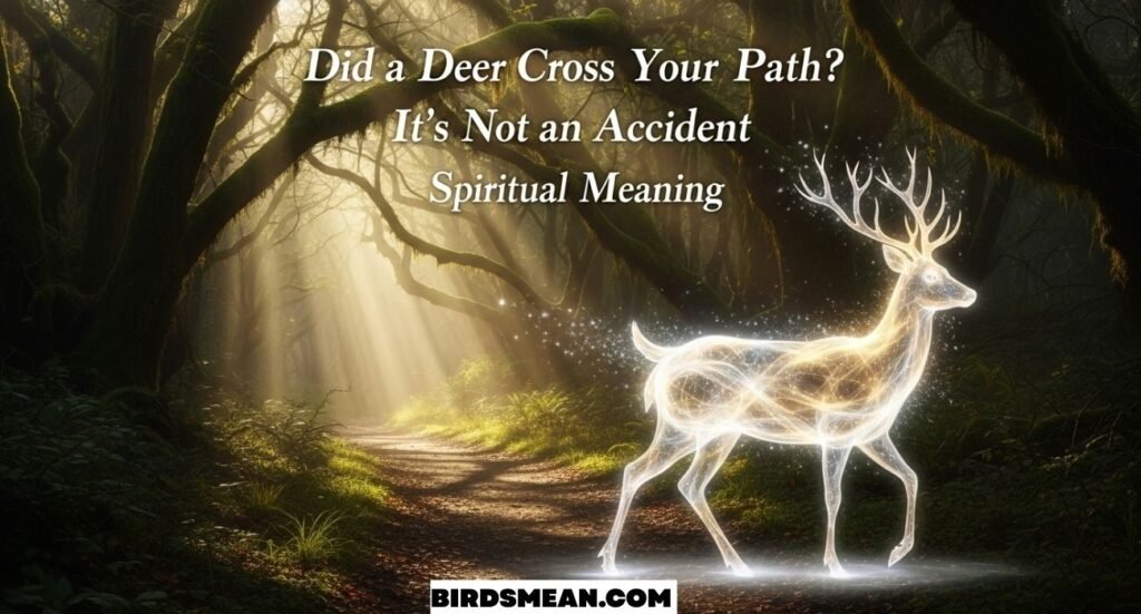 Did a Deer Cross Your Path