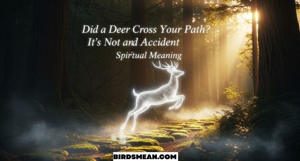 Did a Deer Cross Your Path