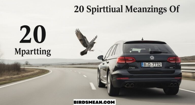 Spiritual Meanings Of Hitting A Bird While Driving