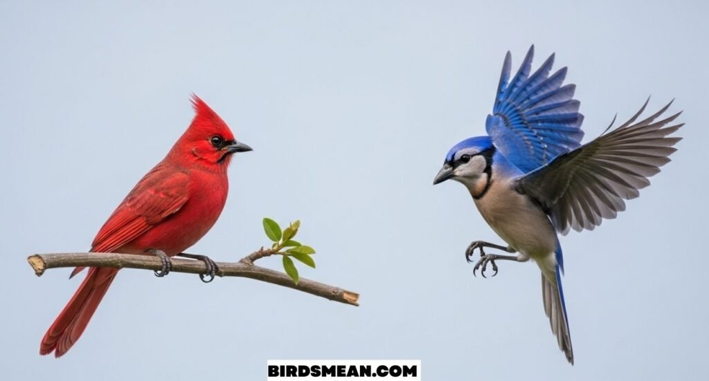 Spiritual Meanings of Seeing a Cardinal And Blue Jay