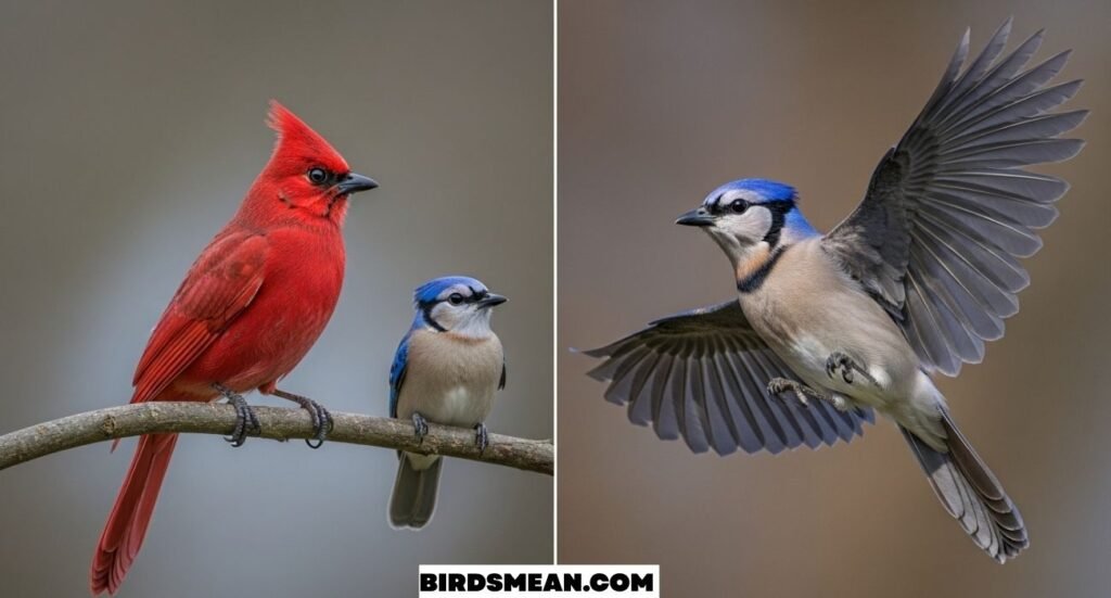 Spiritual Meanings of Seeing a Cardinal And Blue Jay
