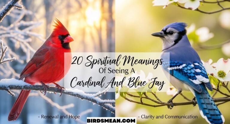 Spiritual Meanings of Seeing a Cardinal And Blue Jay
