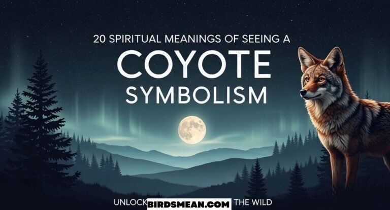 Spiritual Meanings of Seeing A Coyote Symbolism
