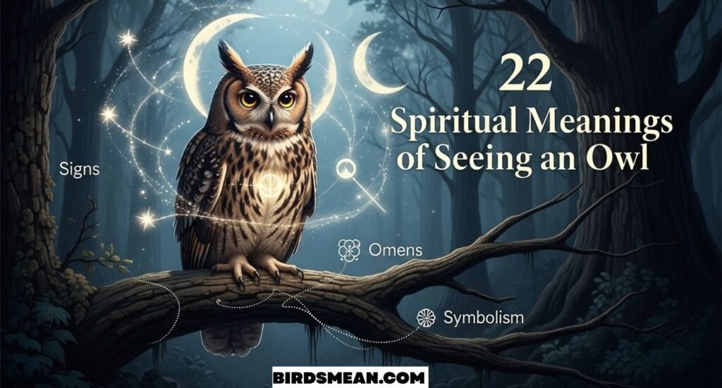 Spiritual Meanings of Seeing an Owl Signs