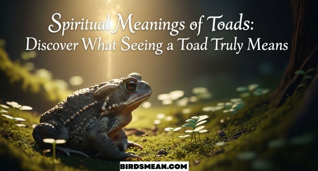 Spiritual Meanings of Toads